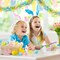 33Ft Easter Tinsel Garland with Confetti Colorful Metallic Tinsel Twist Garland Spring Hanging Garland Decoration for Easter Holiay Door Tree Mantel Party Supplies
